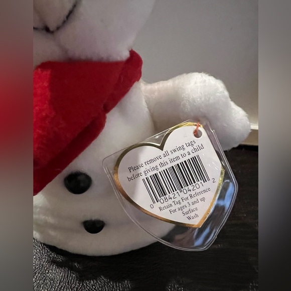 Ty Beanie Baby Snowball the Snowman NWT - Picture 3 of 4